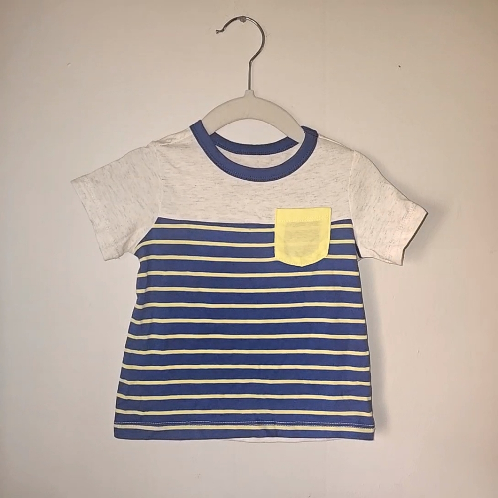 First Impressions | (6-9 mos) | NWOT | Striped T-Shirt